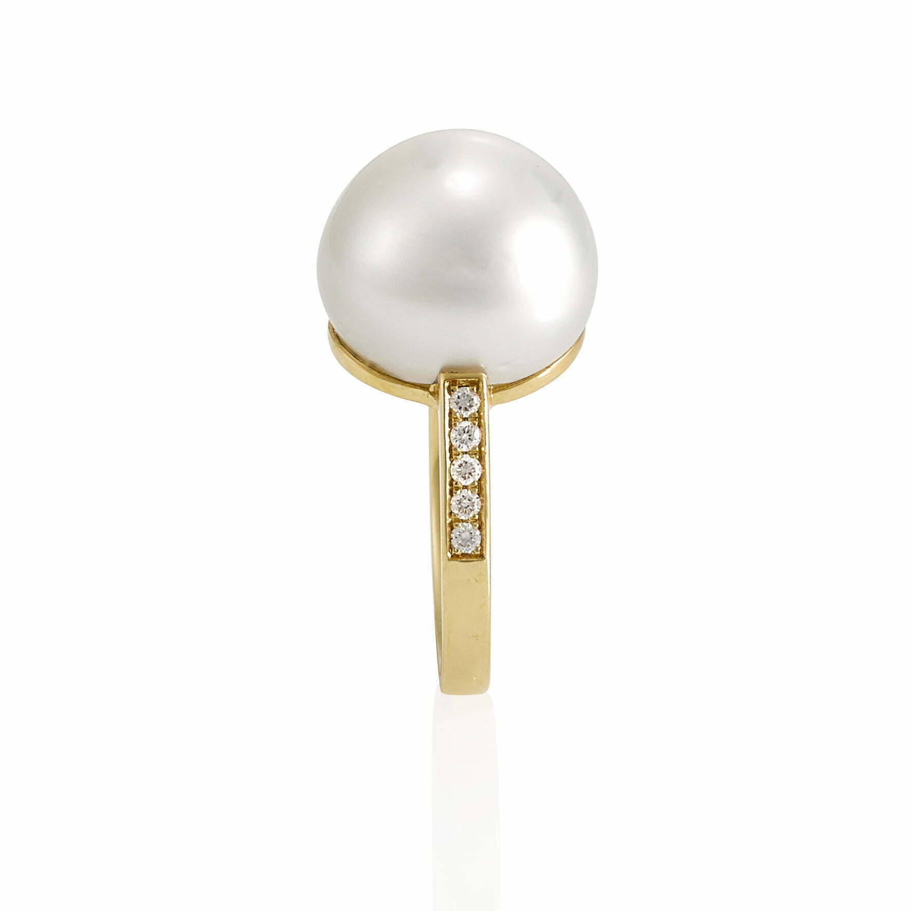 South Sea Pearl and Diamond Ring - Image 3