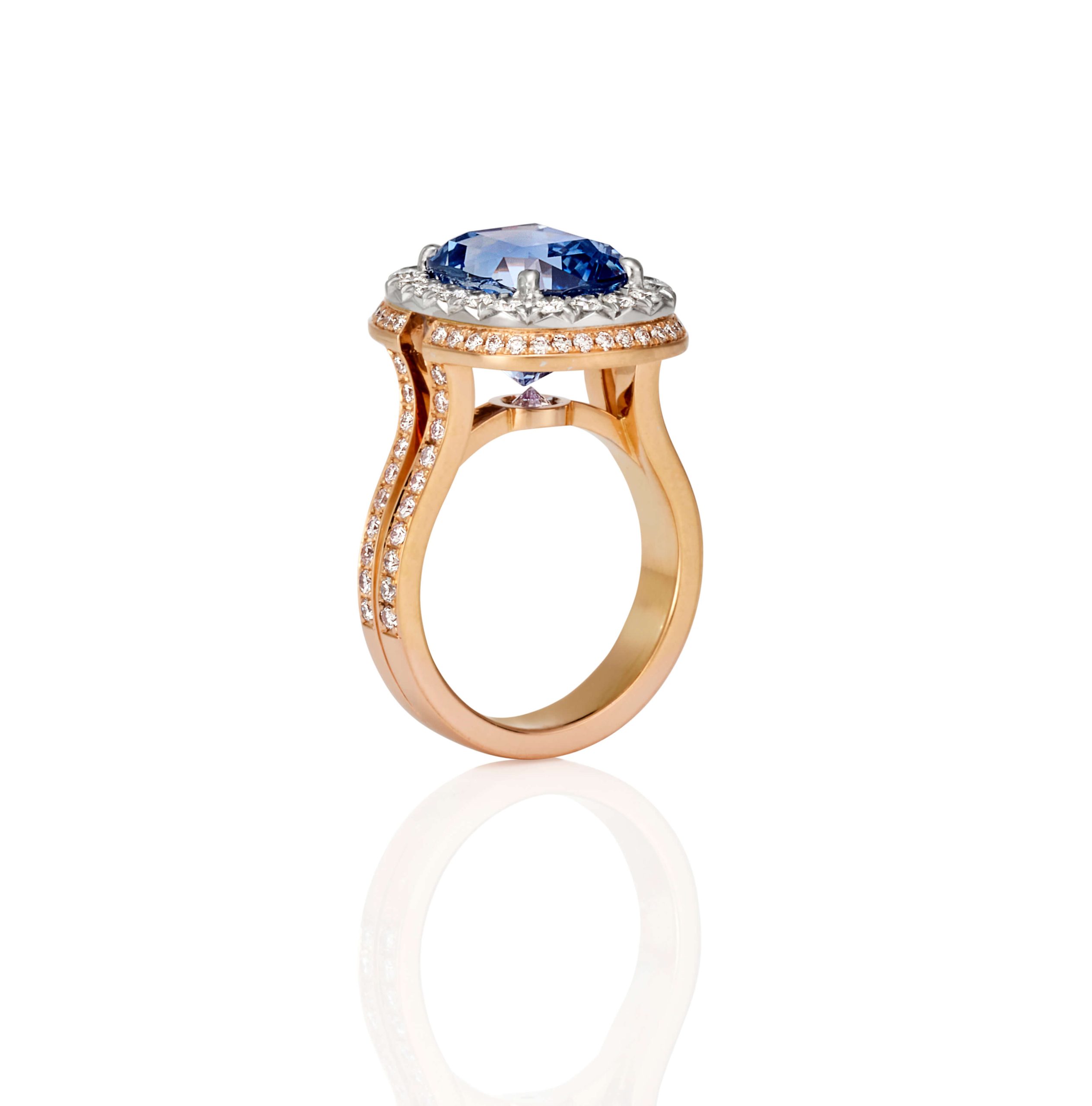 8.74ct Blue Sapphire Ring - Image 2