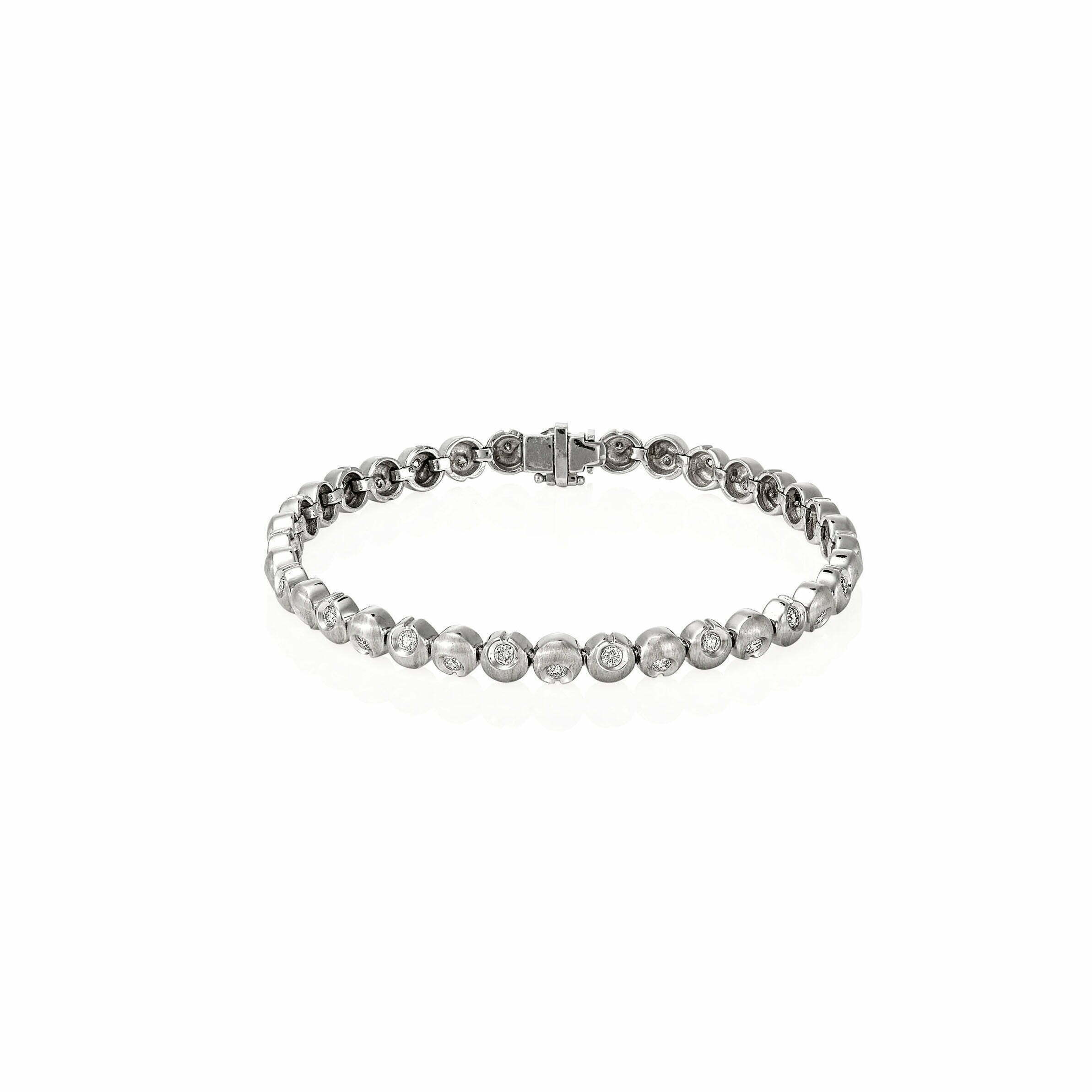 White Diamond Bracelet
