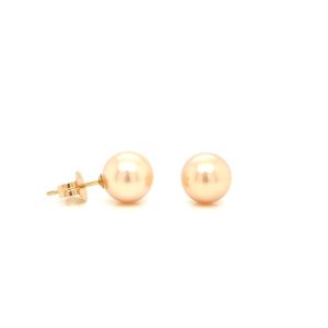 Gold South Sea Pearl Studs