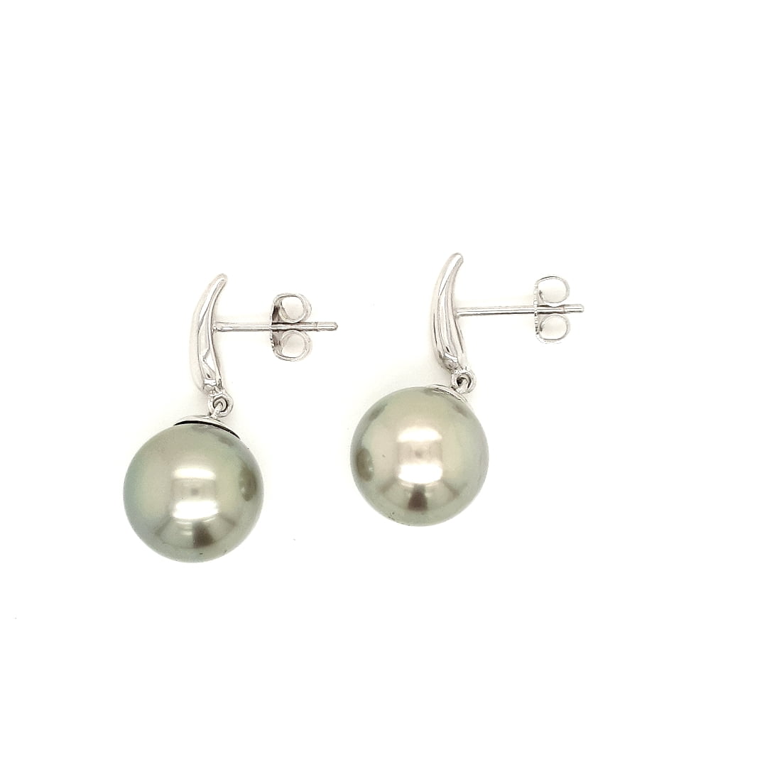 Tahitian South Sea Pearl Drop Studs - Image 3